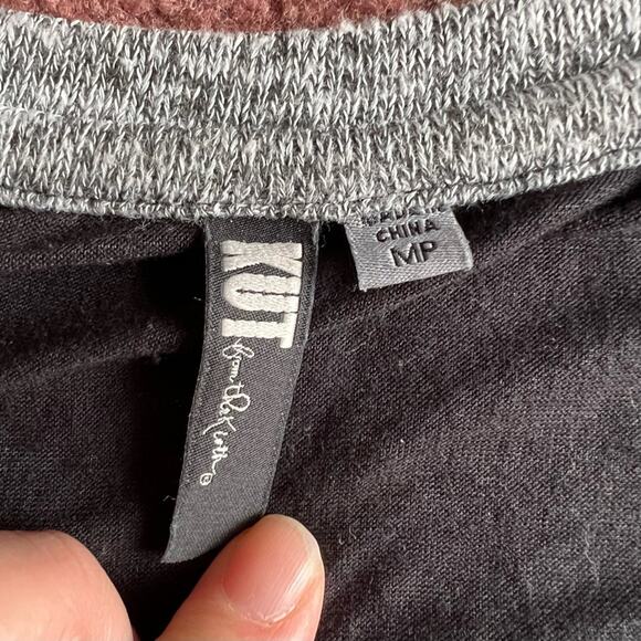 Kut From The Kloth Benter Mixed Material Shirt- Size MP - Picture 4 of 9